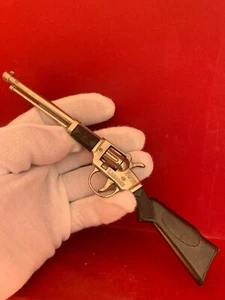 REDONDO FORT LARAMY CAP PISTOL MADE SPAIN VINTAGE MINIATURE TOY METAL PISTOLA - Imagen 1 de 17