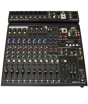 Peavey PV 14 AT 14-Channel Analog Mixer - Image 1 of 4