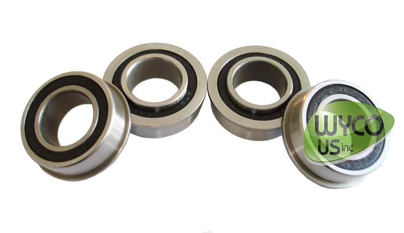 4 个轴承,法兰 1-3/8 英寸 x 3/4 英寸 适合 TORO 11-0513,25-1210,110513,251-210 — 第 1/1 张图片