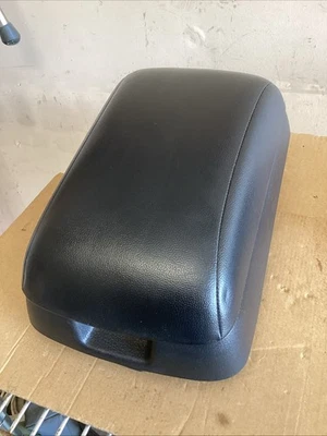 Consola Hyundai Santa Fe 2007-2012 cuero gris oscuro reposabrazos almacenamiento OEM Foto 1 de 4