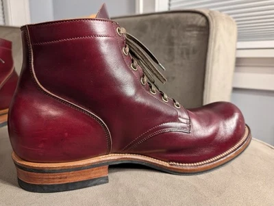 Bota de Servicio Viberg -310 Última - Talla 10E - Horween Color 8 CXL -USADA EN EXCELENTE ESTADO - Caja de Fábrica Foto 1 de 4