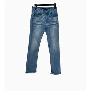 Pantalones de mezclilla para mujer BKE Alec 29x30 lavado medio calce recto desgastados - Imagen 1 de 7