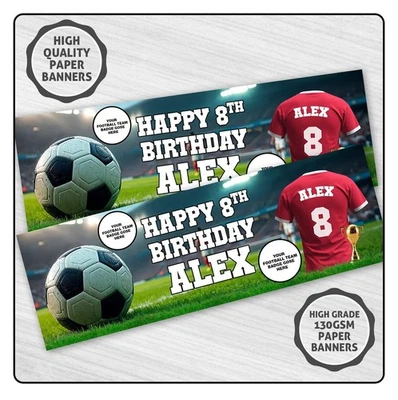 Banner de aniversário de futebol personalizado qualquer nome idade time - festa infantil personalizada 1 - Imagem 1 de 4