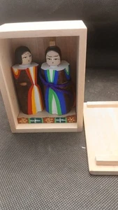 Temukaiyama Hachimangu Schrein Hina Puppen Japan selten Spielzeug - Bild 1 von 3