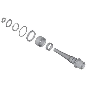 SHIMANO Repair Parts Pedal Shaft Assembly (Left/B.C.9/16" x 20 threads) 4mm Long - Picture 1 of 1