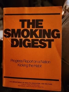 1977 Early Warnings SMOKING DIGEST Progress Report on a Nation Kicking the Habit - Picture 1 of 15