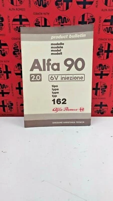 ALFA ROMEO BOLLETTINO TECNICO ALFA 90  EDIZIONE 05-1985 - Immagine 1 di 4