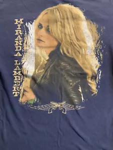 Miranda Lambert The Revolution Continues Concert blaues T-Shirt Größe Small - Bild 1 von 5