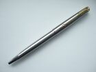 PARKER 50 Falcon Stainless Steel G.T. Ballpoint Pen - Excellent Condition