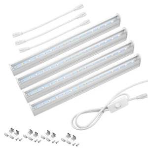 T5 LED Grow Light Tube Strip Full Spectrum Lamp for Indoor Flower Veg Growing US - Picture 1 of 19
