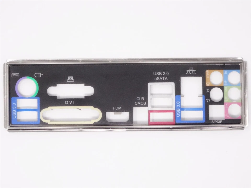 ASRock Z77 Extreme4 - ATX Blende Slotblende Slotblech IO Shield (#1047) - Bild 1 von 1