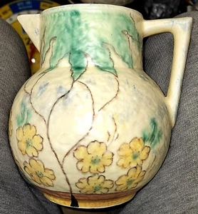 Kensington Ware KPH handbemalter Krug England matte Glasur Blumenmuster - Bild 1 von 5