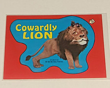 WIZARD OF OZ COWARDLY LION 1985 TOPPS RETURN TO OZ STICKERS #8