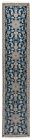 Nain Handgeknüpfter Perserteppich 374x78cm-Fine,Orientteppich,Carpet,Läufer,Blau