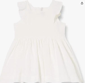 Petit Bateau White Eyelet Embroidery Dress Age 3 - Picture 1 of 4