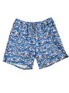 Peter Millar Crown Swim BMRLN Wave Print Shorts Men’s Size Large New - Picture 1 of 12