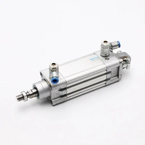 Festo 163338 Normzylinder DNC-40-40-PPV-A mit Drosseln - Bild 1 von 3