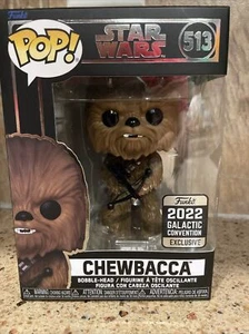 Funko POP! CHEWBACCA #513 Star Wars 2022 Galactic Convention Exclusive New! - Picture 1 of 5