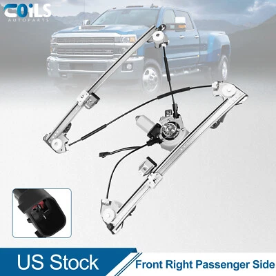 Regulador de ventana delantera derecha con motor para Ford F-150 2004-2008 cabina estándar Foto 1 de 4