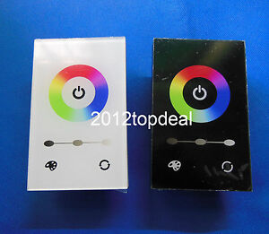 Wall-Mounted DC12-24V Full-Color Touch Panel Dimmer Controller For RGB LED Strip