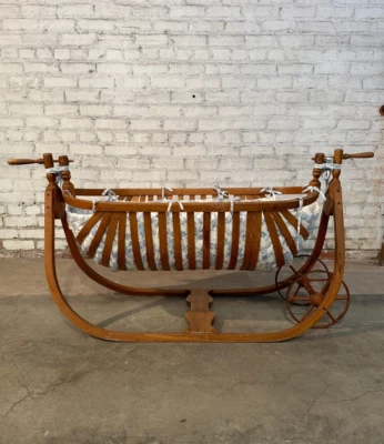 Rare Antique Mid-19th Century Shaker Rocking Cradle - Image 1 of 4