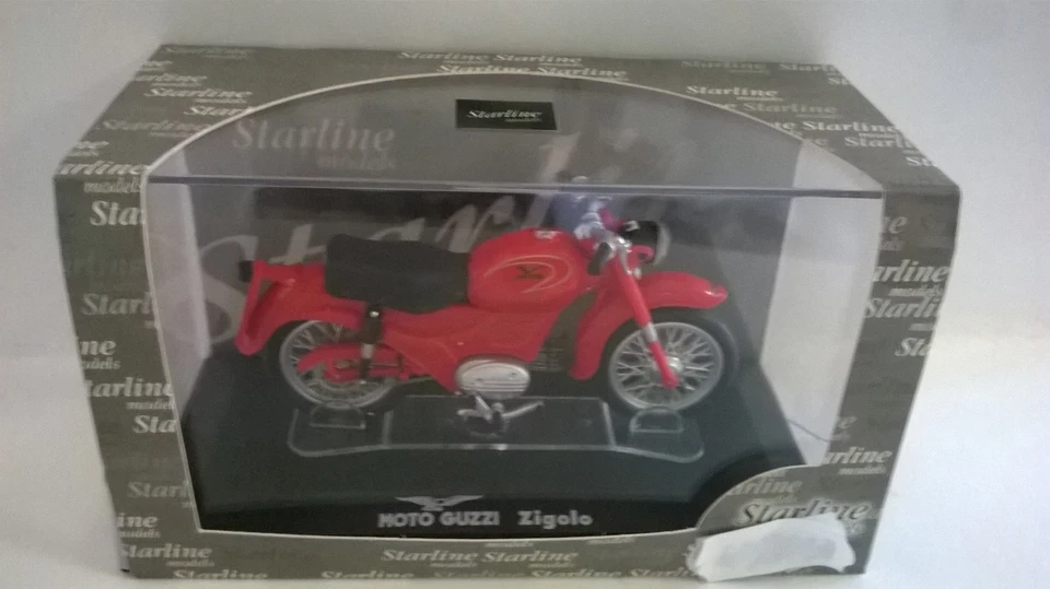 STARLINE 1:24 MOTO DIE CAST GIA' MONTATA GUZZI ZIGOLO  ART 990103 Foto 1 de 1