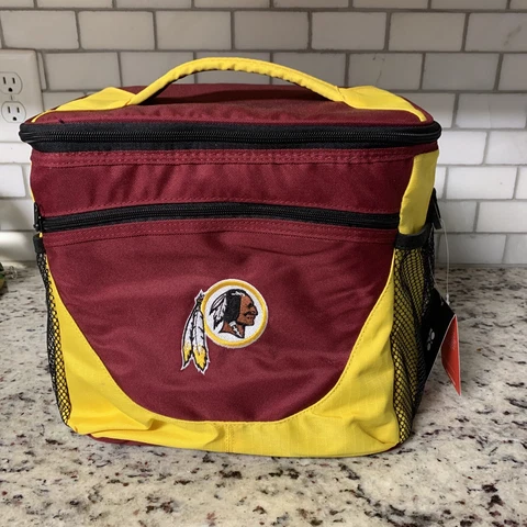 Washington Redskins Can Cooler Zipper Insulated Tote NFL B1 Cover