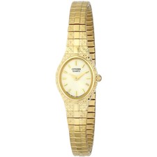 Citizen Women's EK3682-97P Gold Tone Stainless Steel Expansion Bracelet Watch