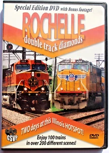 Rochelle: Double Track Diamonds - Greg Scholl [DVD] 100 Trains in 200 scenes - Picture 1 of 4