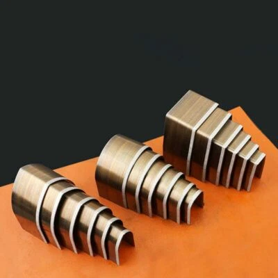 Leather Craft Belt End Die Cutter Mould Japan Steel Blade Punching cut Tool Set - Image 1 of 4