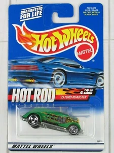 Hot Wheels 2000 #8 Hot Rod Magazine #4/4 '33 Ford Roadster Green - Picture 1 of 5