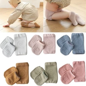 Baby Infant Toddler Crawling Knee Pads Safety Cushion Protector Anti Slip Socks - Picture 1 of 17