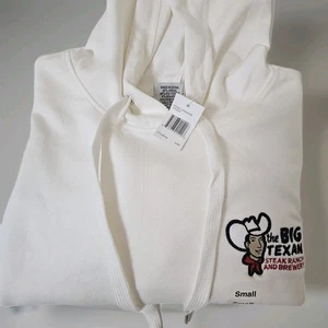 Nueva Sudadera con Capucha Big Texan Modal Route 66 Amarillo Texas Mujer Pequeña Suave Lados Abiertos - Imagen 1 de 13