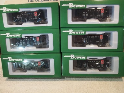 BOWSER  READING "ANTHRECITE" LOGO 55t "FISHBELLY" COAL HOPPERS, LOT OF SIX No's - Image 1 of 4