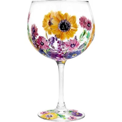 Hand Painted Gin Glass - Lynsey Johnstone Jennifer Rose - CHOICE OF DESIGN