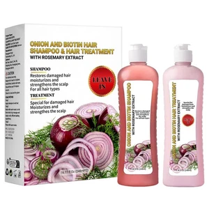 Onion Biotin And Rosemary Shampoo Set For Thinning Hair Growth And Shine - Imagen 1 de 11