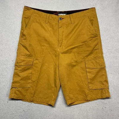 Pantalones Cortos de Carga Tony Hawk Para Hombre 36 Informales Dorados Ligeros Patinador Y2K Foto 1 de 4