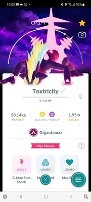 Pokemon Go Dynamax Toxtricity ( Normal ) ( Background) - Image 1 of 2