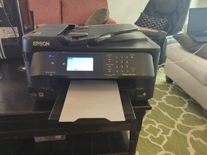 Epson WorkForce WF-7110 Wireless and WiFi Direct, Wide-Format Color Inkjet Print - Picture 1 of 4