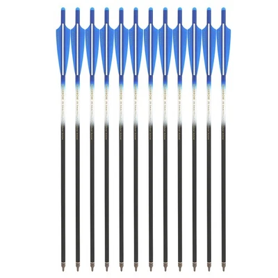 Crossbow Bolts 16" 17" 18" 20" 22" Carbon Arrow Target Archery Bow Hunting Shoot - Image 1 of 4