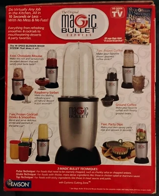  Magic Bullet 17 Piece Set Hi Speed The Original Blender Mixer System - New - Image 1 of 4