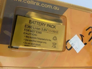 Motorola E360 3.6V 550mAh Li-ION Standard Battery in Silver BAT2595 - Picture 1 of 3
