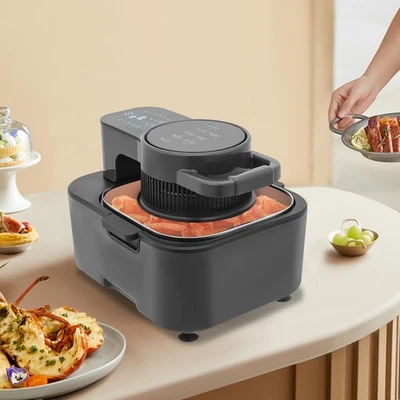 9L Air Fryer Digital Countertop Air Fryer Pot with Temp and Timer Control 1350W - Image 1 of 4