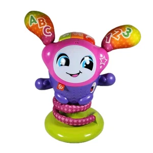 FisherPrice DJ Bouncin’ Beats Electronic Toddler Learning Toy Pink Purple Tested - Picture 1 of 8