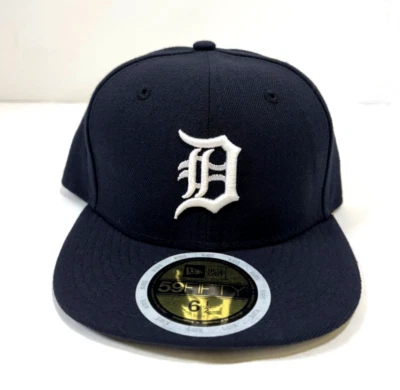 Detroit Tigers MLB NE Youth 2017 Home Fitted Hat~Navy/White - Image 1 of 4