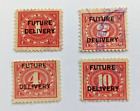 Us Revenue Stamps ~ Future Delivery 1, 2, 4, 10C