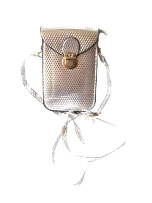 Handybag, Handytasche, Umhänger, Silber, NEU! - Bild 1 von 2