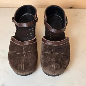 Zapatos Dansko Mujer 39 Mary Janes 8.5 Marrón Gamuza Cuero - Imagen 1 de 10