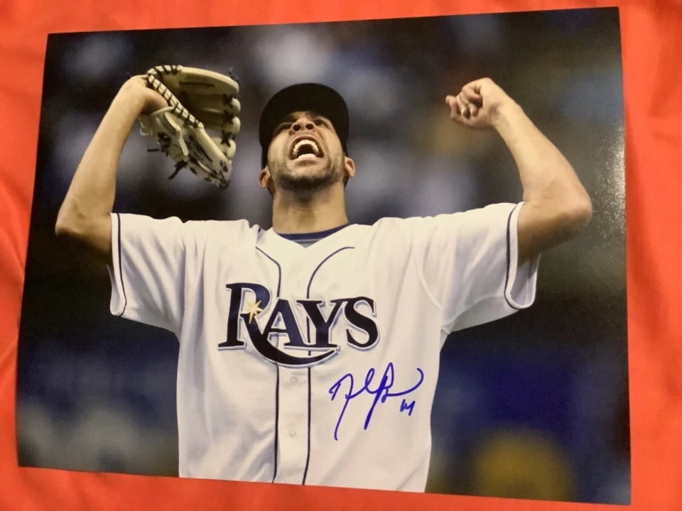 FOTO FIRMADA POR DAVID PRICE 11x14 MLB TAMPA BAY RAYS RED SOX VANDY CERTIFICADO DE AUTENTICIDAD DE BÉISBOL Foto 1 de 1