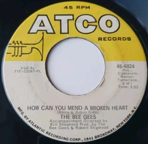 The Bee Gees - How Can You Mend A Broken Heart / Country Woman 45 - 1971 ATCO  - Picture 1 of 6